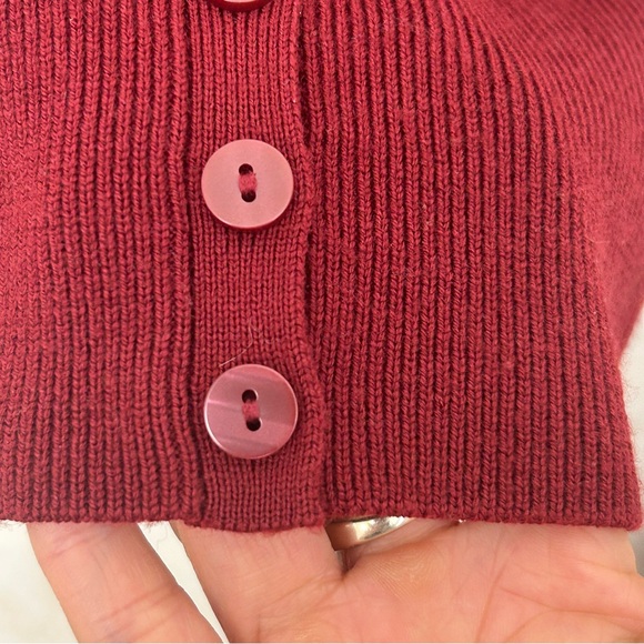 REFORMATION Meadow Ribbed Wool Cardigan size medium - Picture 8 of 11